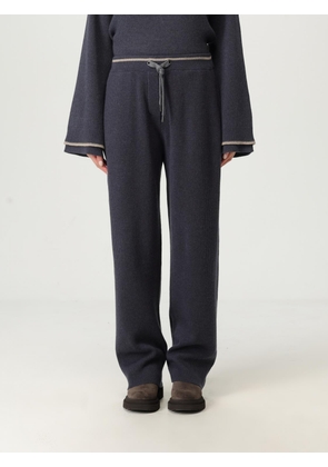 Pants BRUNELLO CUCINELLI Woman color Blue