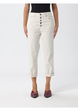 Pants DONDUP Woman color Milk