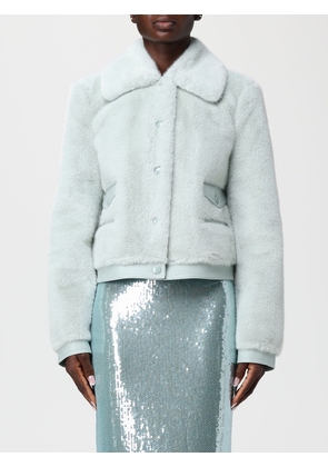 Fur Coat PATRIZIA PEPE Woman color Mint