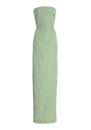 Bernadette Vera Strapless Jacquard Maxi Dress - Moda Operandi