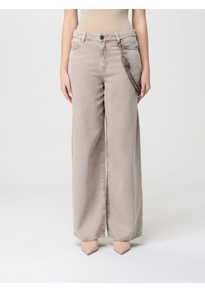 Jeans PINKO Woman color Beige