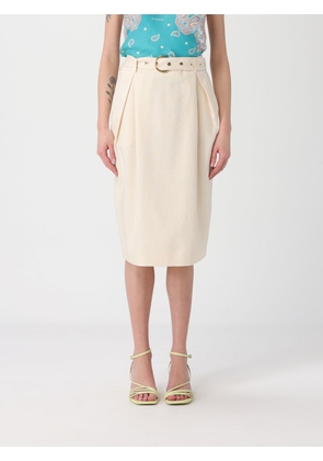 Skirt PINKO Woman color White