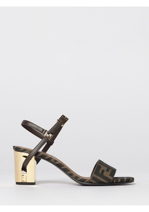 Heeled Sandal FENDI Woman color Brown