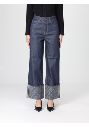 Jeans TORY BURCH Woman color Blue