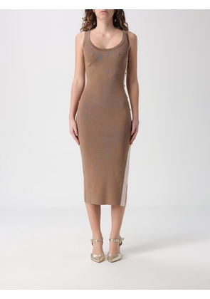 Dress ELISABETTA FRANCHI Woman color Beige