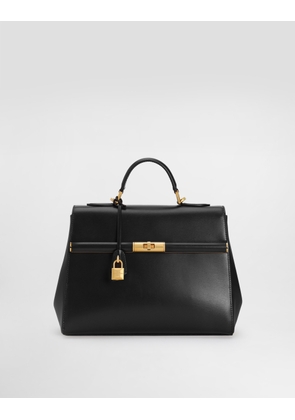 Dolce & Gabbana Marlene Handbag In Palmellato Calfskin - Woman Handbags Black Onesize