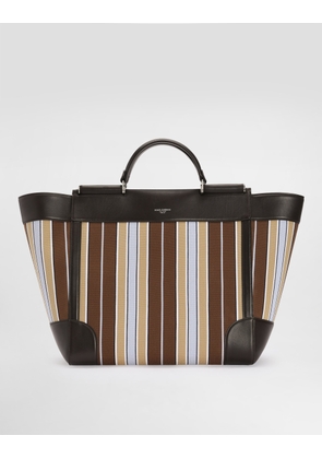 Dolce & Gabbana Sicily Jacquard Fabric Handbag - Man Shoppers Multicolor Onesize