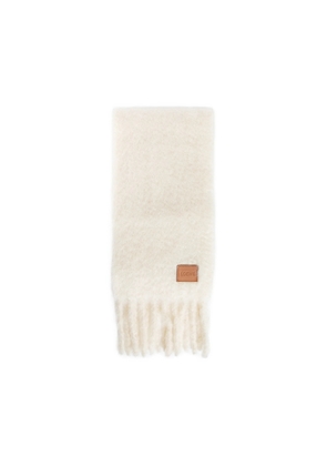 Mohair and wool scarf