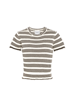 Barrie Cashmere-Cotton Blend Seersucker Top - Moda Operandi