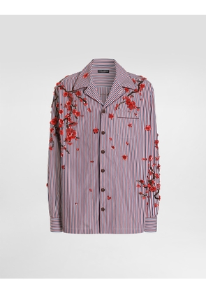 Dolce & Gabbana Vanity Shirt With Embroidery - Man Shirts Multi-colored 39