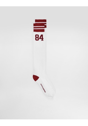 Dolce & Gabbana Ribbed Socks - Man Socks Multicolor M