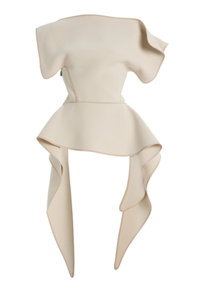 Maticevski Resolute Draped Bonded-Crepe Top - Moda Operandi