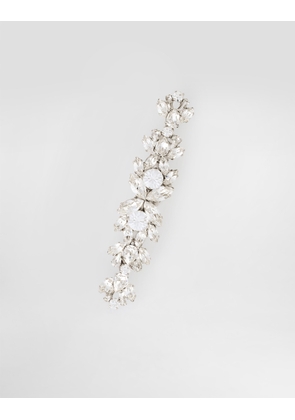 Dolce & Gabbana Rhinestone Brooch - Man Bijoux Silver Metal Onesize