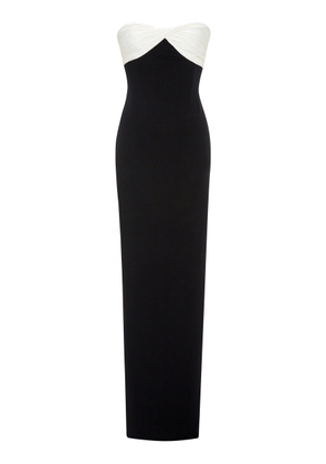 Marmar Halim Twist-Detail Silk-Crepe Gown - Moda Operandi
