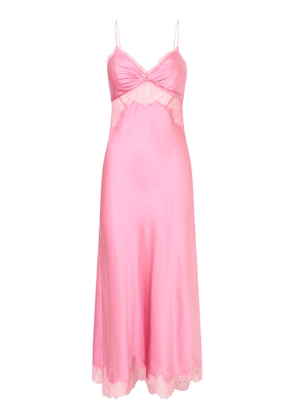 LoveShackFancy Orianna Silk-Blend Dress - Moda Operandi