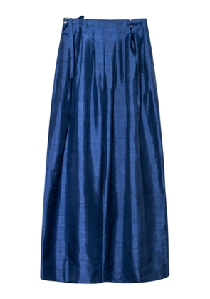 Coniglio Palm Beach Banyan Mid-Rise Silk Wide-Leg Pants - Moda Operandi