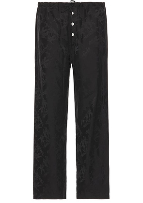 BODE Football Jacquard Pajama Pants in Black - Black. Size S (also in ).