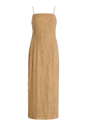 By Malene Birger Lucille Plissé Midi Dress - Moda Operandi