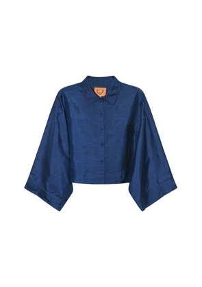 Coniglio Palm Beach Everglades Cropped Silk Top - Moda Operandi