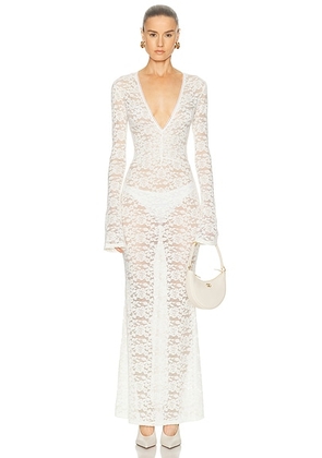 Bananhot Tyler Maxi Dress in Cream Lace - Cream. Size XS (also in ).