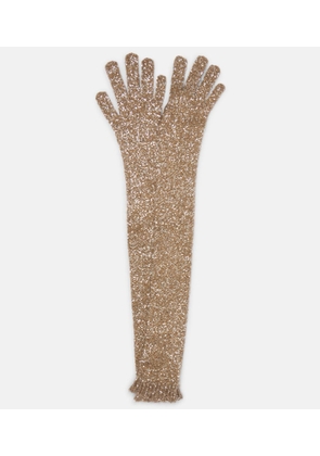 Brunello Cucinelli Sequined gloves