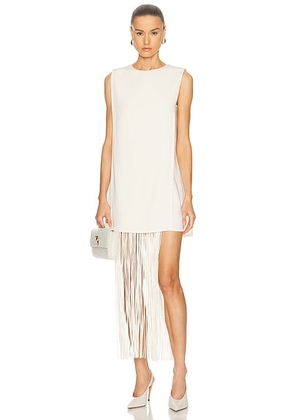 Alexis Mackenzie Removable Fringe Dress in Off White - White. Size XS (also in ).