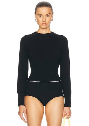 JACQUEMUS La Maille Soglia in Black - Black. Size 42 (also in ).