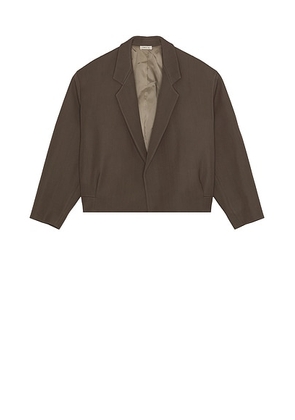 Fear of God Cropped Blazer in Willow - Dark Green. Size L (also in M).