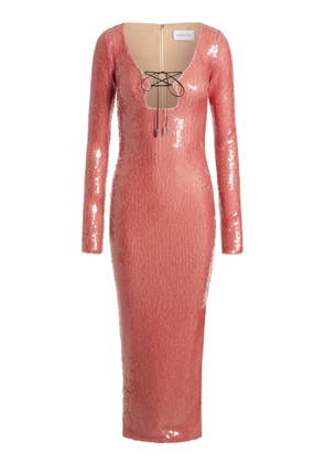 16Arlington Solaria Sequined Midi Dress - Moda Operandi
