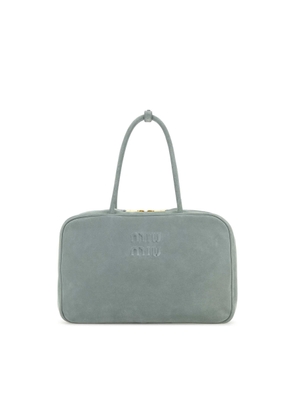 Miu Miu Powder Blue Suede Handbag