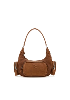 Miu Miu Caramel Nappa Leather Shoulder Bag