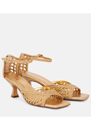 Souliers Martinez Veronica 55 woven leather sandals