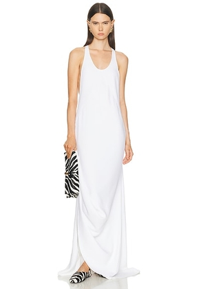 JACQUEMUS La Robe Marcel in White - White. Size 42 (also in ).