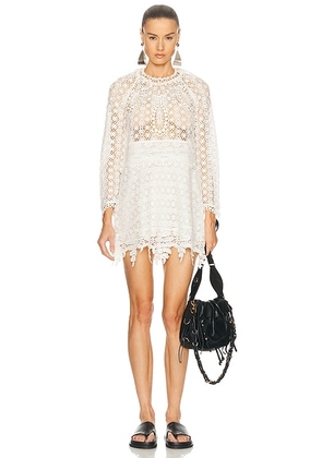 Isabel Marant Hizene Dress in White - White. Size 40 (also in ).
