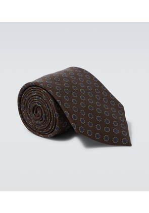 Dunhill Polka-dot silk tie