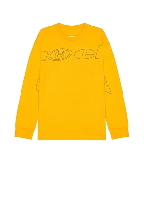 MM6 Maison Margiela Long Sleeve Top in Yellow - Mustard. Size L (also in XL).