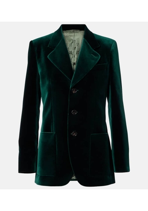 Gucci Cotton velvet blazer
