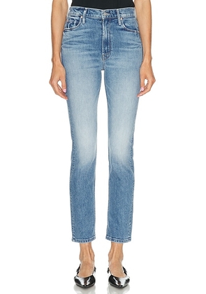MOTHER The Dazzler Flood Jeans in Trucks Are For Girls - Blue. Size 25 (also in 26, 27, 28, 29, 32, 33).