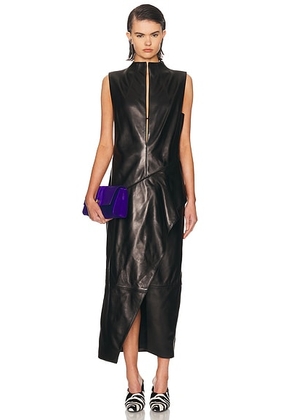 KHAITE Hilda Dress in Black - Black. Size 6 (also in ).