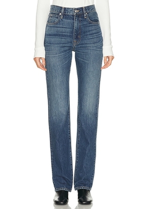 SLVRLAKE Jade High Rise Slim Boot Leg in Endless Highway Blue - Blue. Size 28 (also in ).