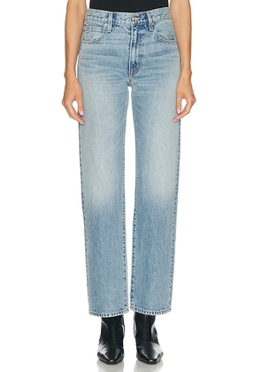 SLVRLAKE Kendra High Rise Straight Leg in Back To Zero - Blue. Size 30 (also in ).