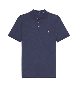 Polo Ralph Lauren Soft Touch Polo Shirt in Navy Heather - Navy. Size S (also in ).
