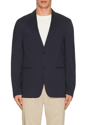Theory Stretch Linen Clinton Blazer in Eclipse - Navy. Size 40 (also in 42).