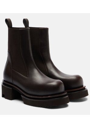 Rick Owens Beatle 60 leather platform Chelsea boots