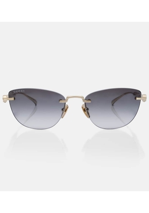 Gucci Bamboo cat-eye sunglasses