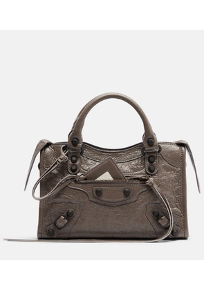 Balenciaga Le City Mini leather top-handle bag
