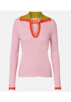 La DoubleJ Picket cotton and wool sweater