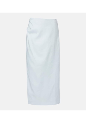SIR Linen midi skirt