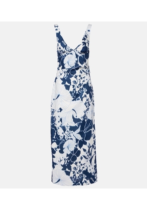 SIR Paradiso floral linen maxi dress