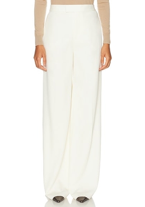 Ralph Lauren Collection Dean Wool Gabardine Pant in Cream - Cream. Size 0 (also in ).